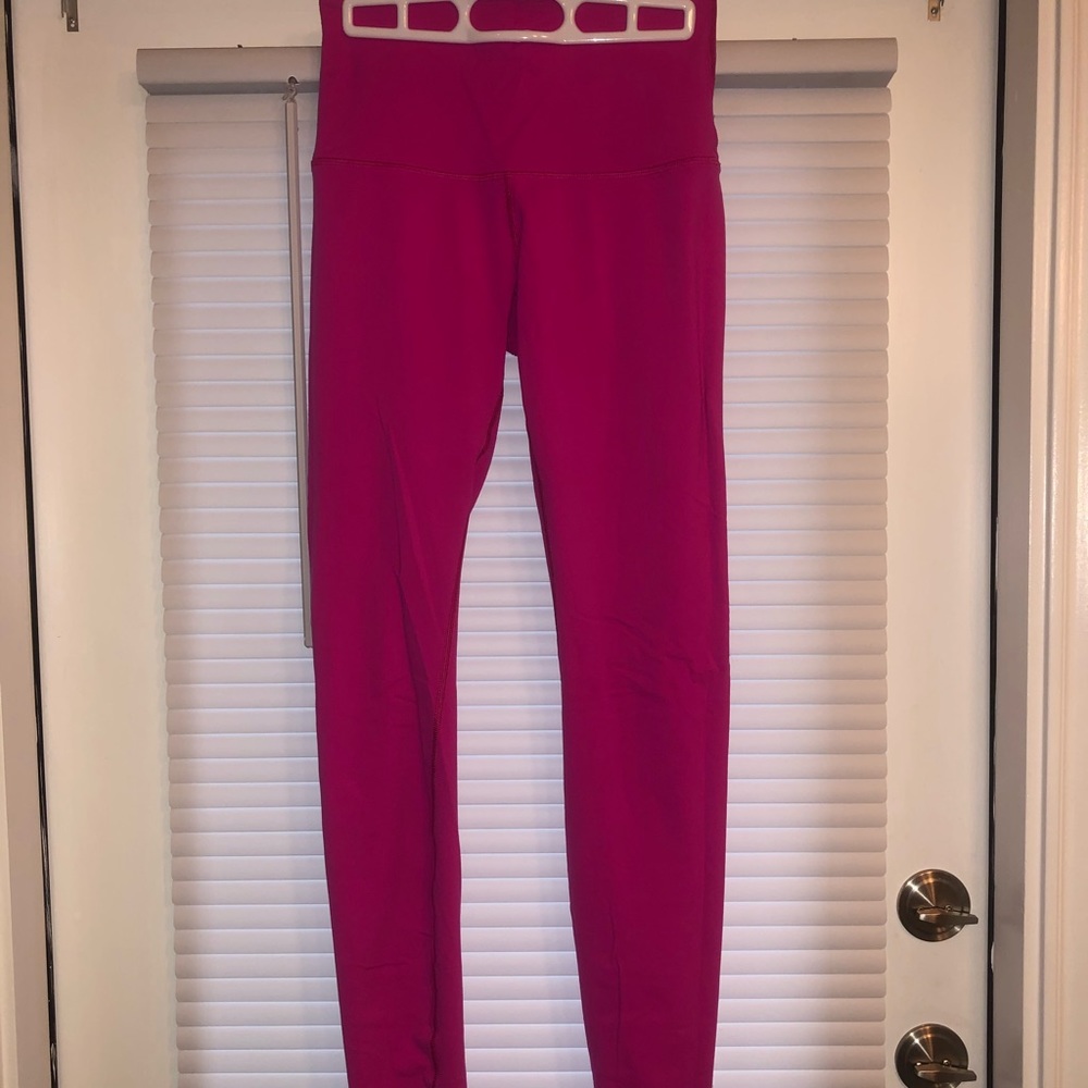 Lulu lemon leggings bright pink